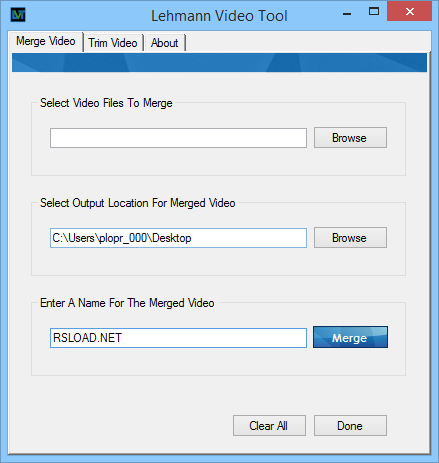 Lehmann Video Tool