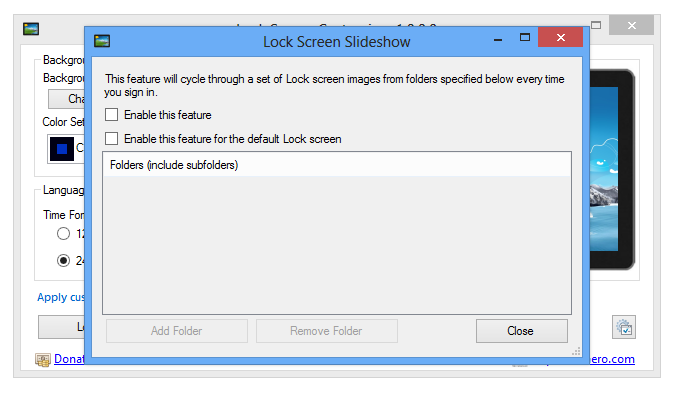 Lock Screen Customizer