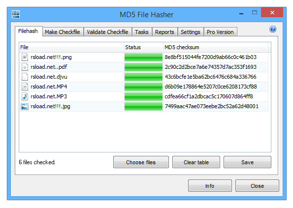 MD5 File Hasher