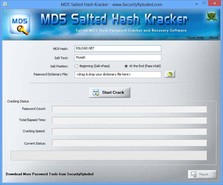 MD5SaltedHashKracker