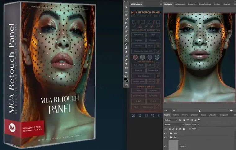 MUA Retouch Panel crack