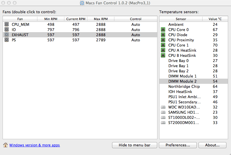Mac & Boot Camp Fan Control