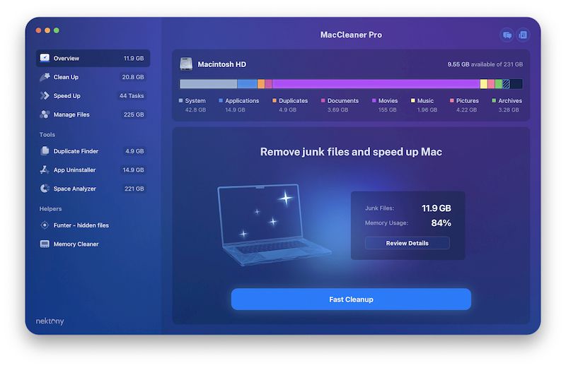 MacCleaner 3 Pro macOS