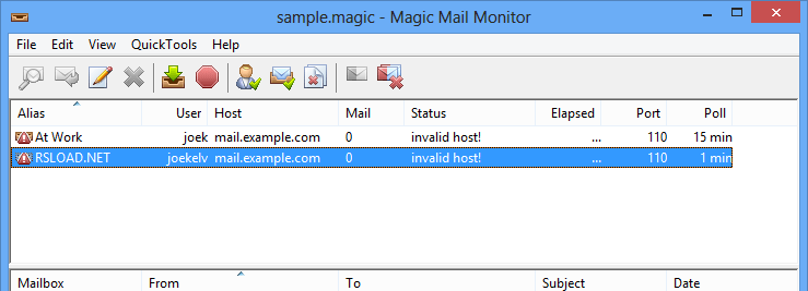 Magic Mail Monitor