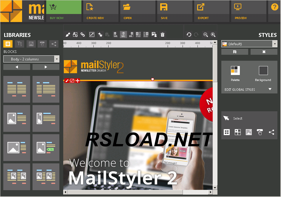 MailStyler Newsletter Creator скачать