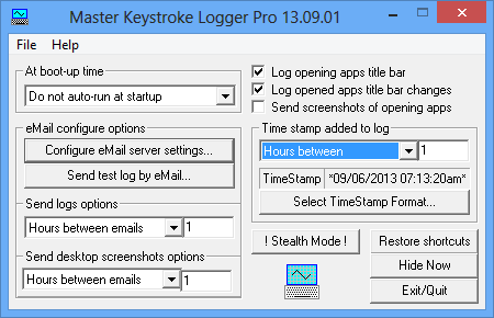 Master Keystroke Logger