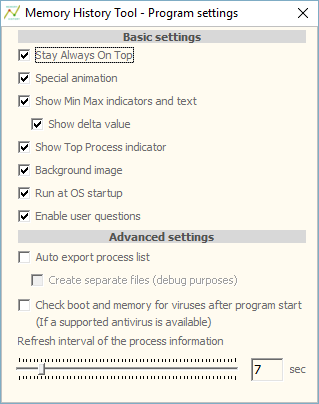 Memory History Tool скачать бесплатно