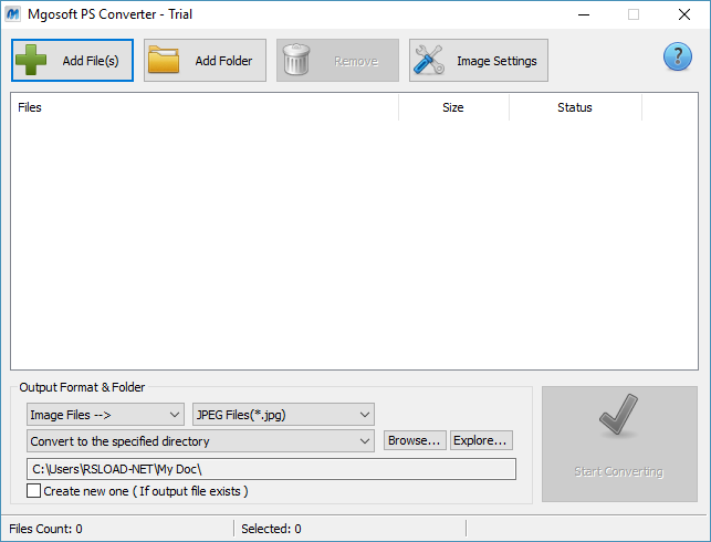 Mgosoft PS Converter