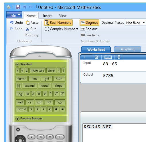 Microsoft Mathematics