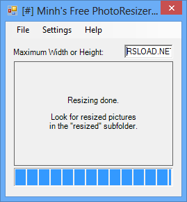Minh's Free PhotoResizer