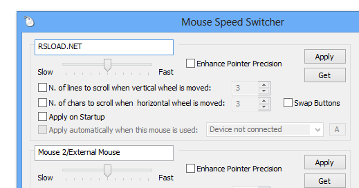 Mouse Speed Switcher