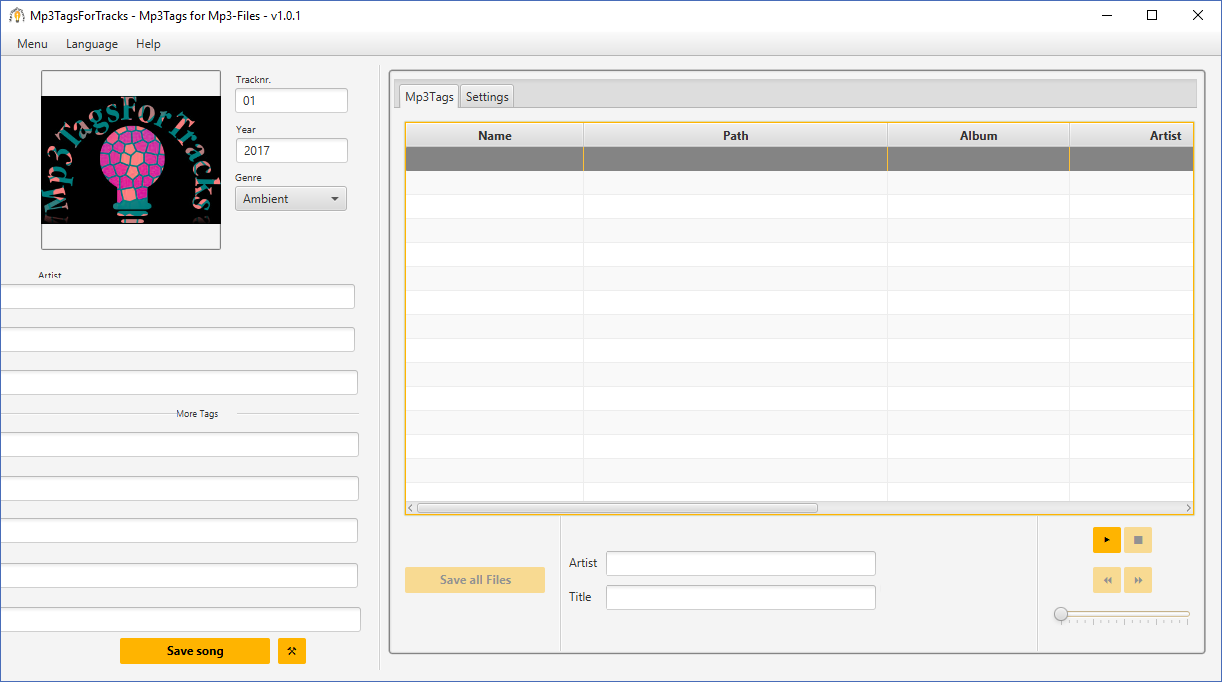 Mp3TagsForTracks скачать