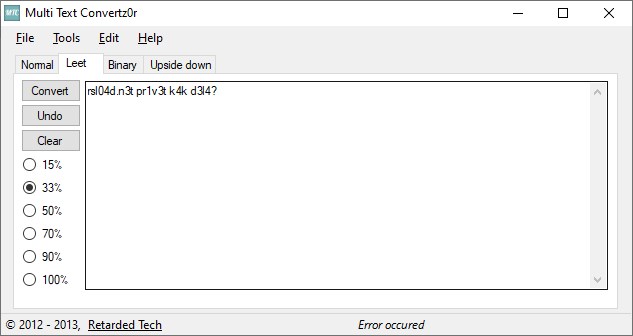 Multi Text Convertz0r