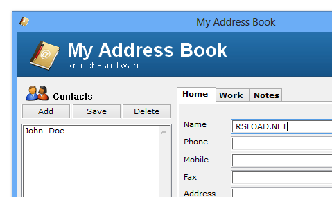 My Address Book