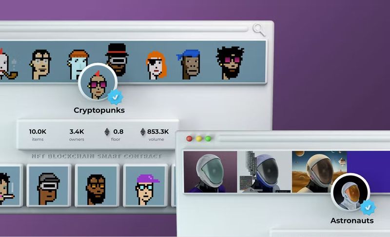 NFT Verified Profile Mockup