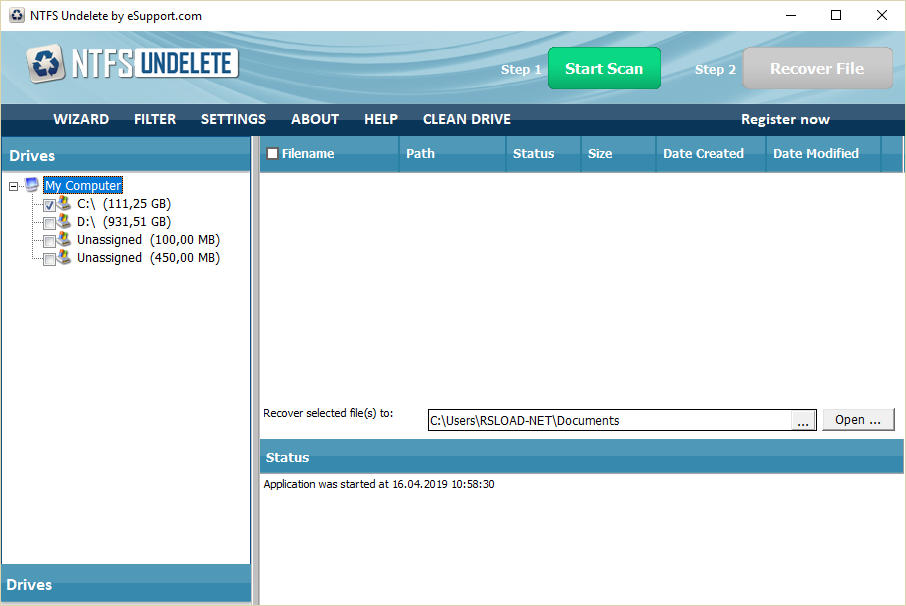 NTFS Undelete скачать