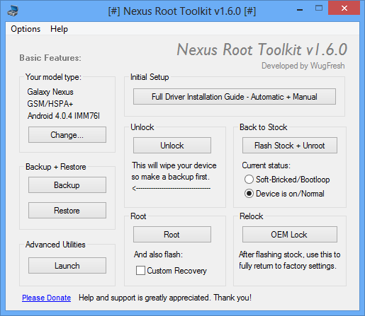 Nexus Root Toolkit