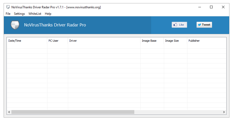 NoVirusThanks Driver Radar