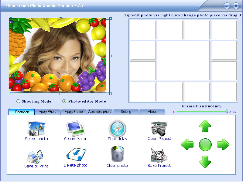 Odin Frame Photo Creator