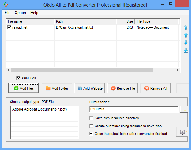 Okdo All to Pdf Converter