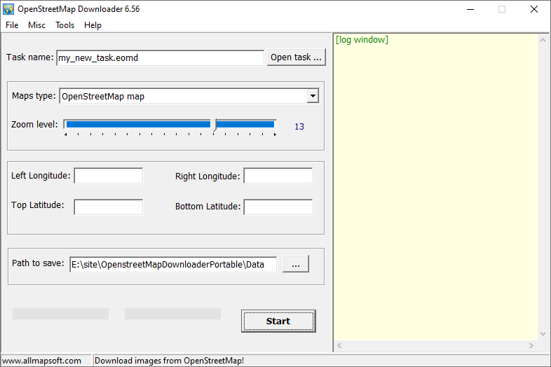 Openstreet Map Downloader