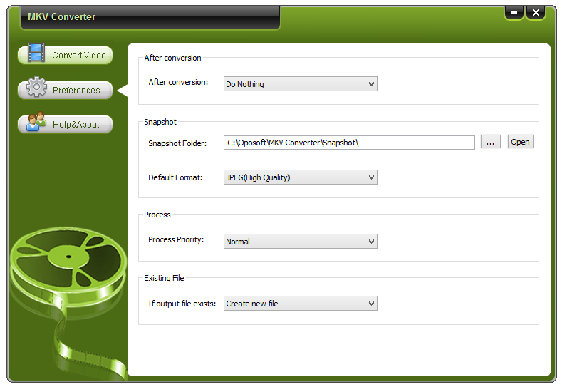 Oposoft MKV Converter