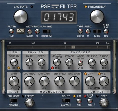 PSPaudioware PSP stompFilter