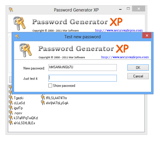 Password Generator XP