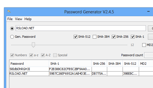 PasswordGenerator
