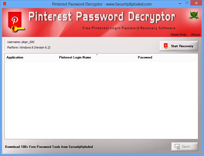 PinterestPasswordDecryptor