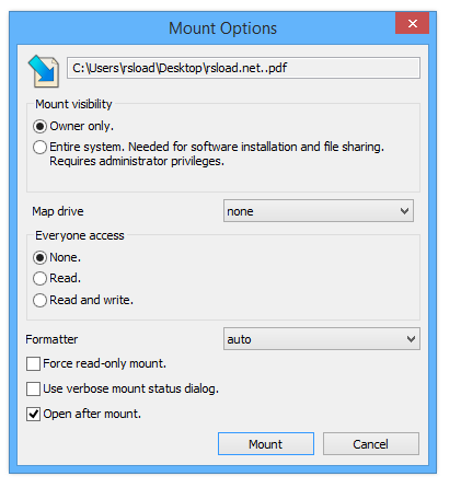 Pismo File Mount Audit Package