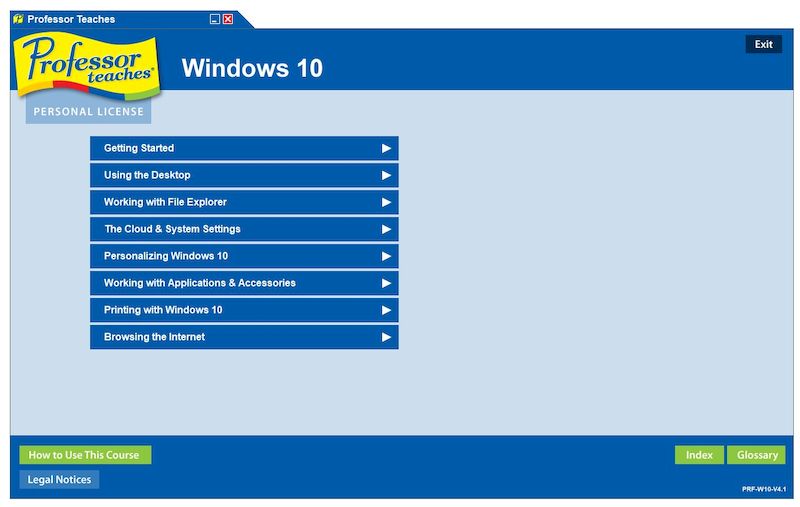 Professor Teaches Windows 10