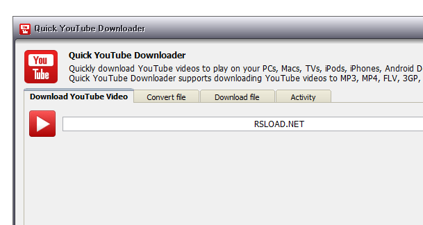 Quick YouTube Downloader