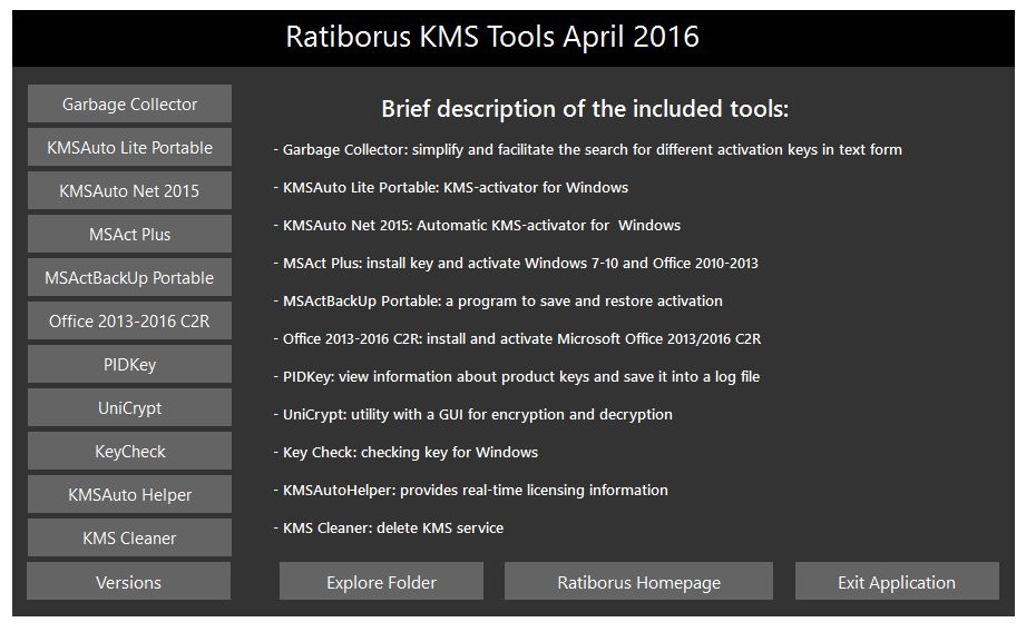 Ratiborus KMS Tools скачать