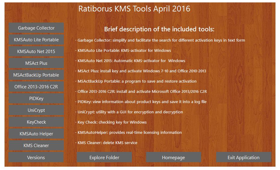 Ratiborus KMS Tools