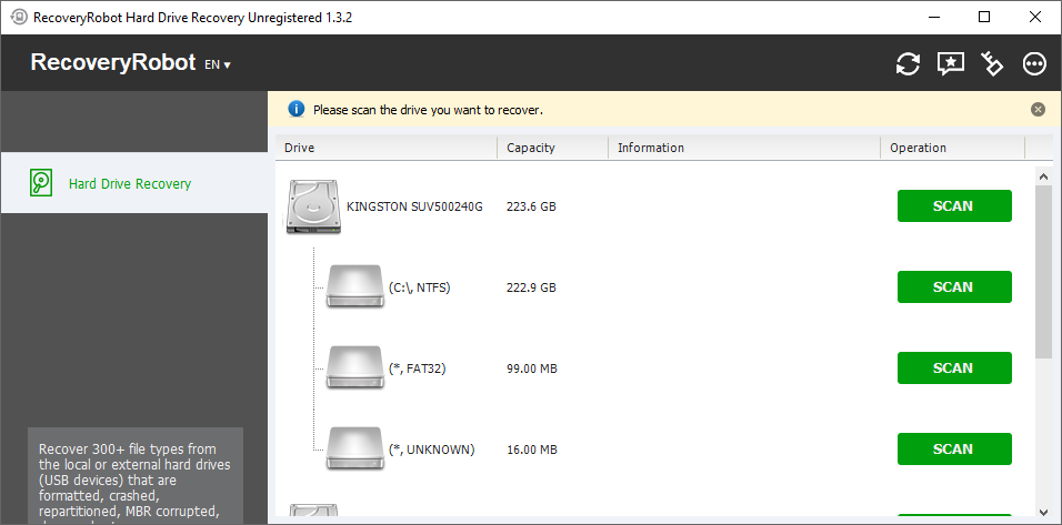 RecoveryRobot Hard Drive Recovery