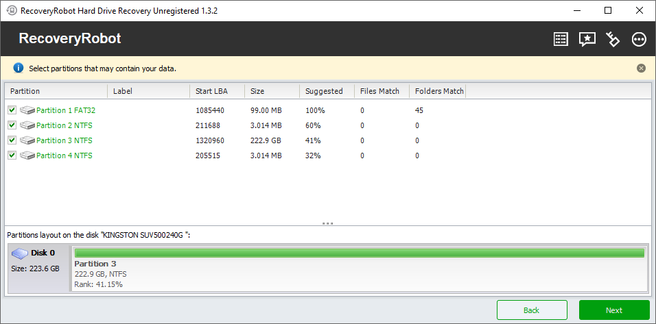 RecoveryRobot Hard Drive Recovery бесплатно
