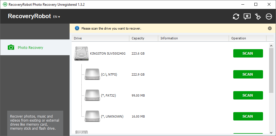 RecoveryRobot Photo Recovery