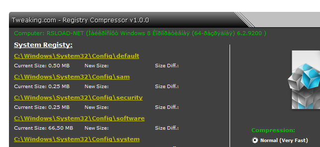 Registry Compressor