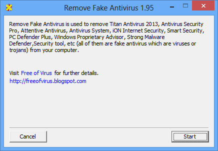 Remove Fake Antivirus