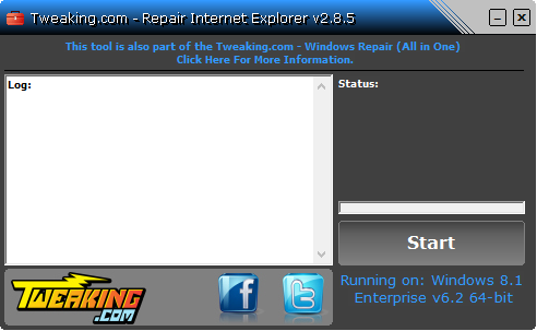 Repair Internet Explorer