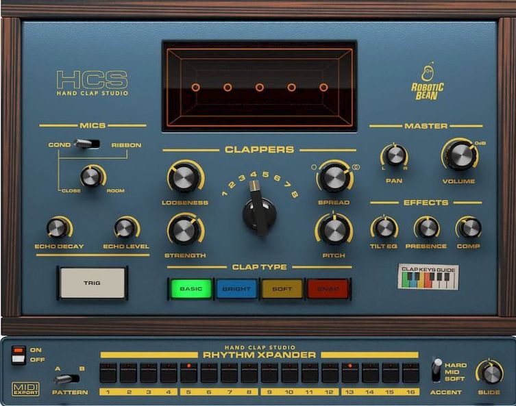 Robotic Bean Hand Clap Studio