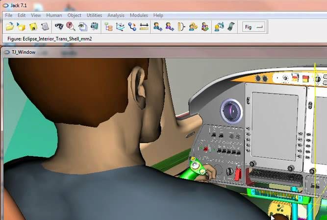 SIEMENS Jack v8.01 - бесплатное моделирование манекенов