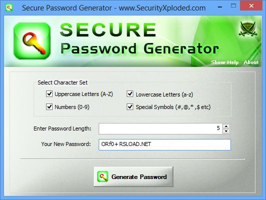 SecurePasswordGenerator