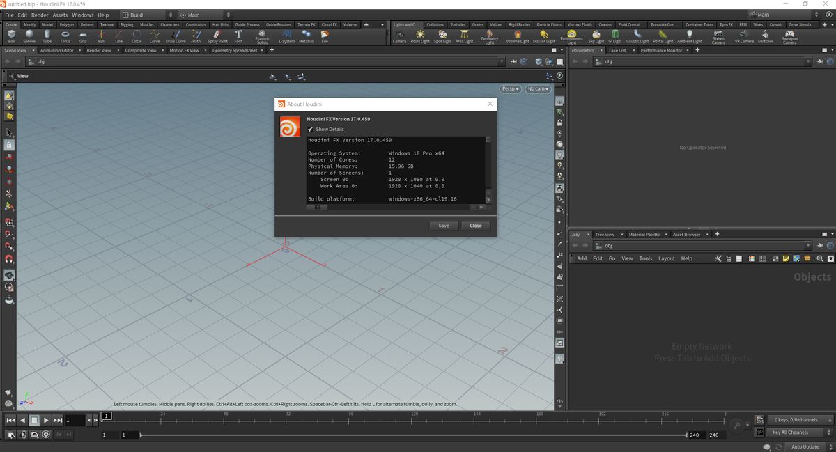 SideFX Houdini FX ключ