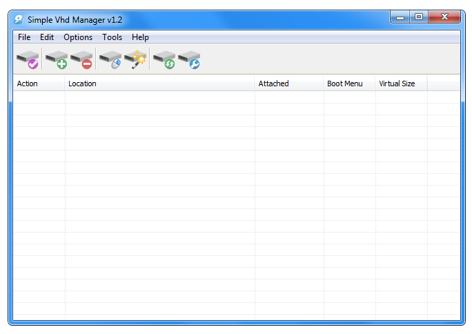Simple VHD Manager