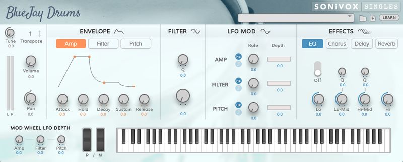 Singles Blue Jay Drums