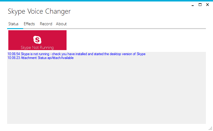 Skype Voice Changer