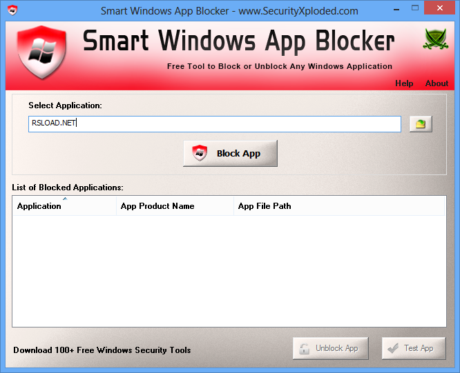 Smart Windows App Blocker