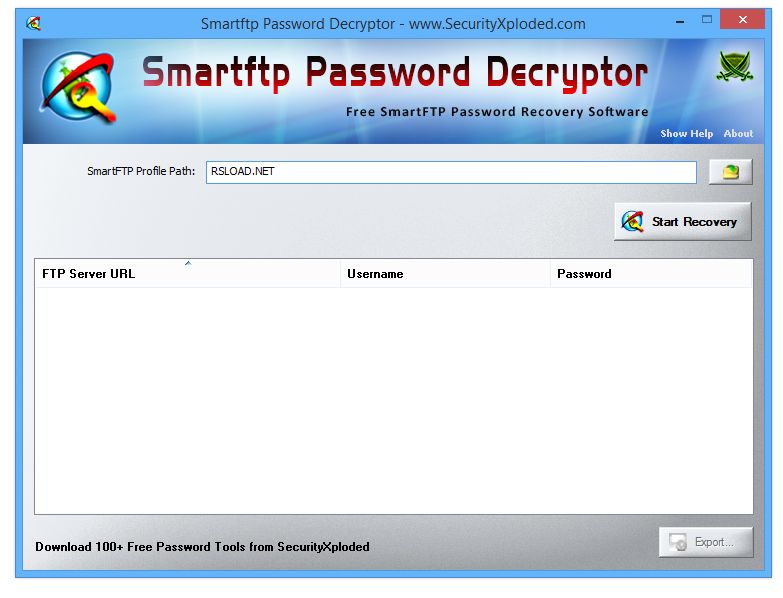 Smartftp Password Decryptor